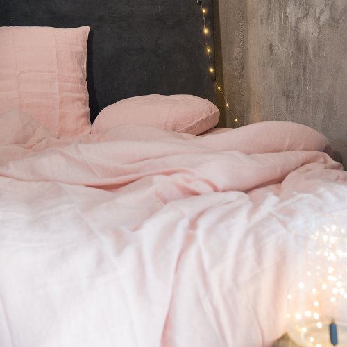 Housse de couette Nolita blush - Rose