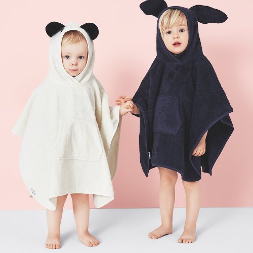 Poncho Lapin Orla - Bleu marine