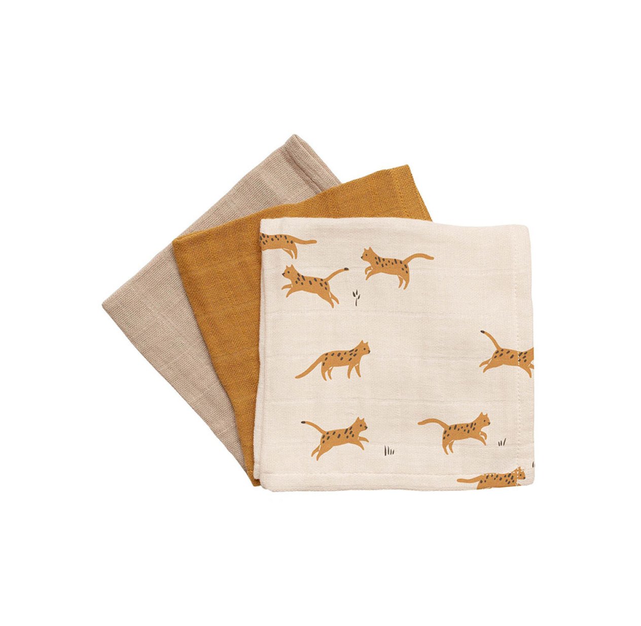 Pack de 3 Mini Langes Savannah