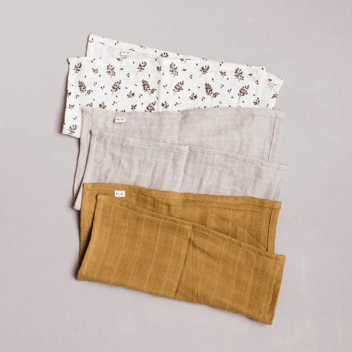 Pack de 3 Mini Langes Prairie