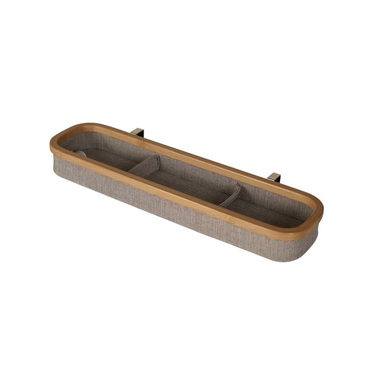 Panier à suspendre Long - Gris clair