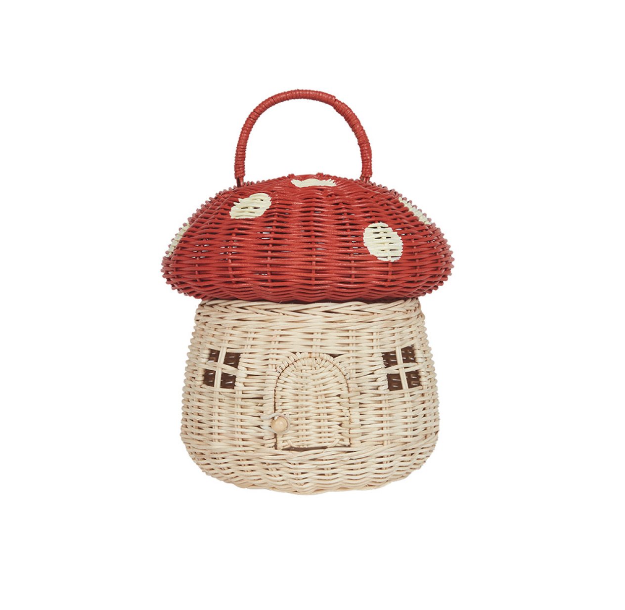 Panier Champignon - Rouge