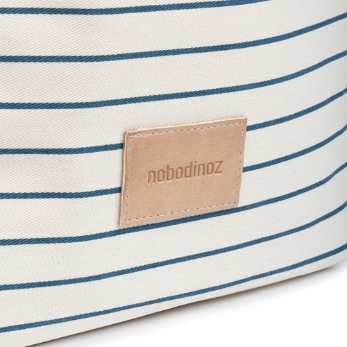 Panier de rangement Little Django - Blue Thin Stripes