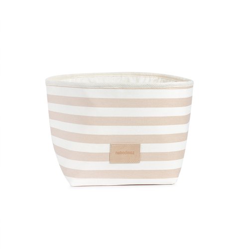 Panier de rangement Little Django - Taupe Stripes