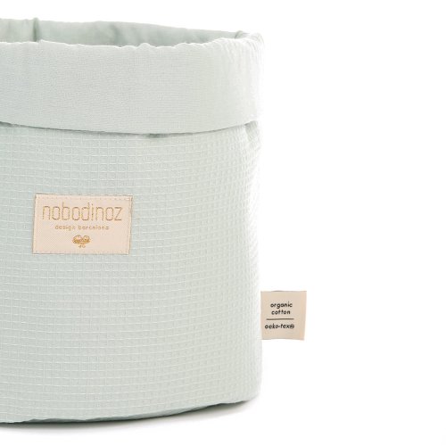 Panier de rangement nid d'abeille Panda - Aqua