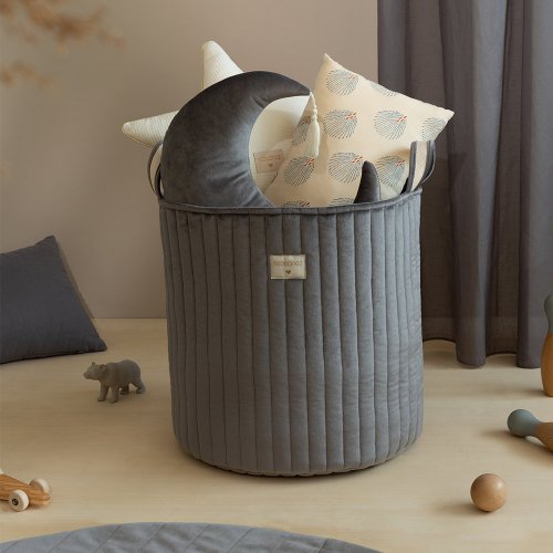 Sac de rangement Velours Savanna - Gris Slate