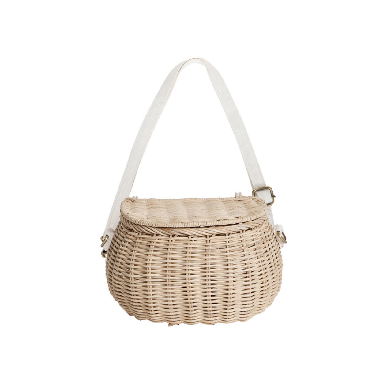 Panier en rotin MiniChari enfant - Paille