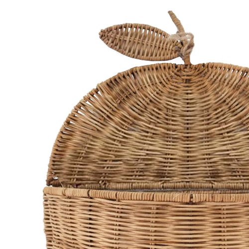 Panier mural en rotin Pomme