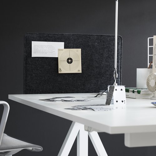 Housse pour panneau en métal - Gris anthracite