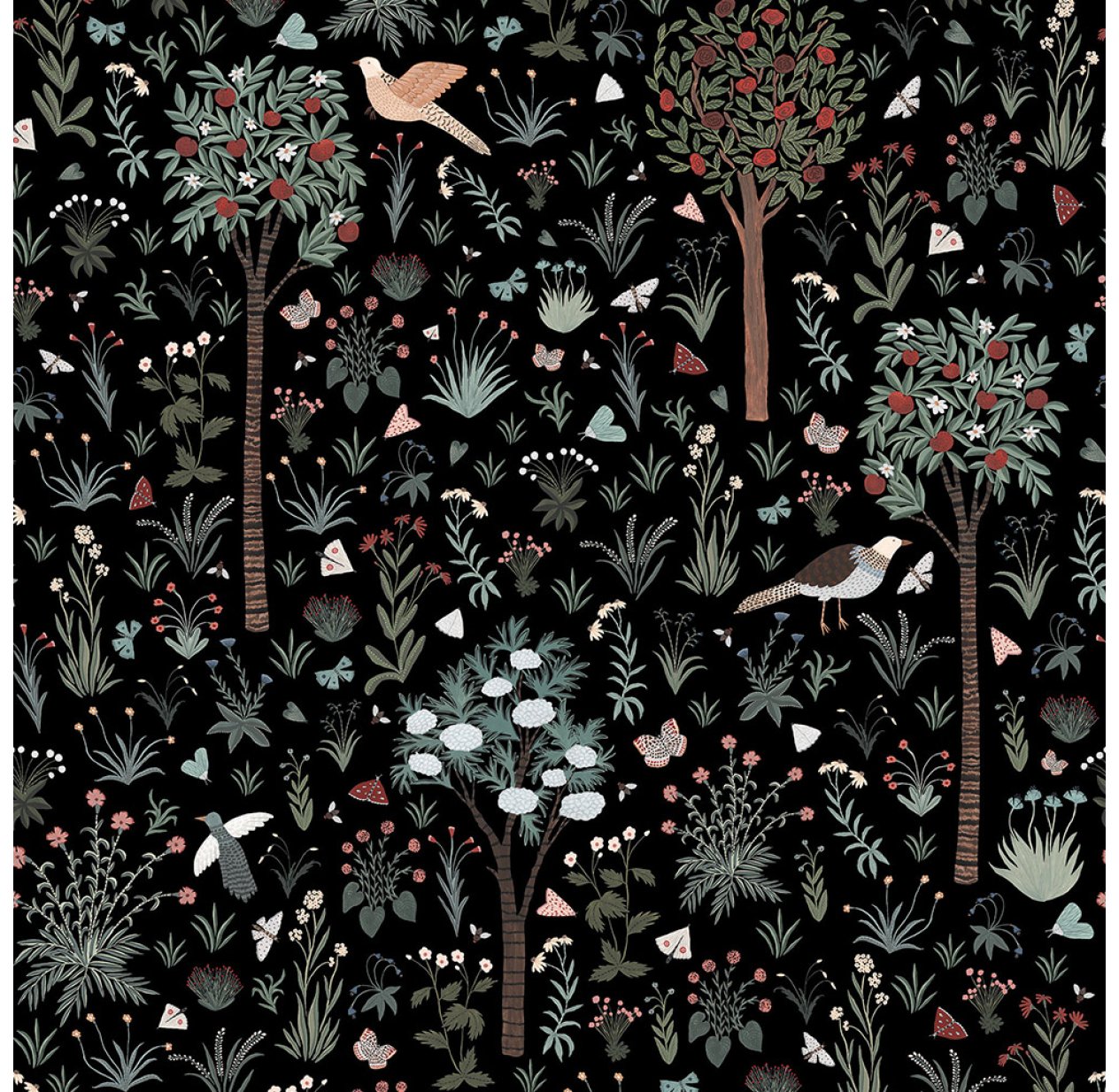 Papier peint Millefleurs