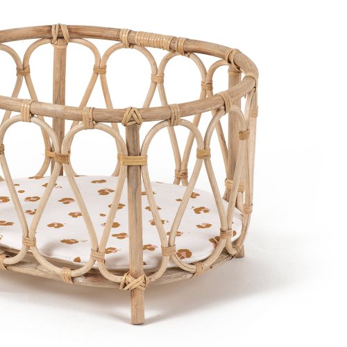 Parc en rotin pour poupée Makassar - Holly