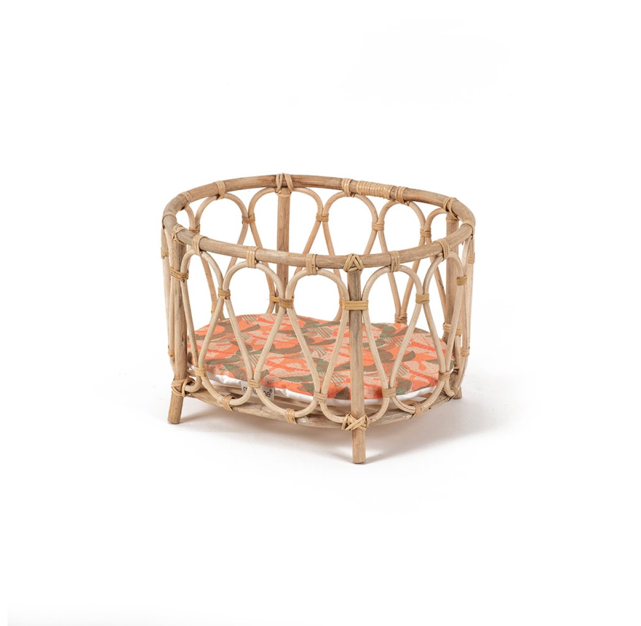 Parc en rotin pour poupée Makassar - Palm Trees