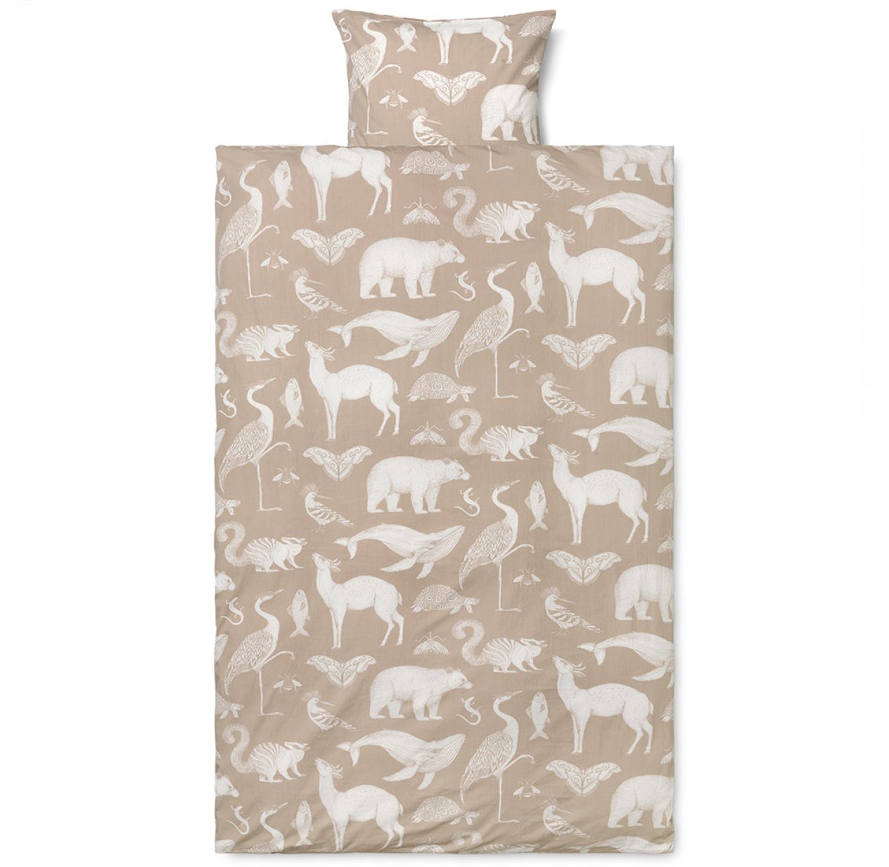 Parure de lit Animaux Katie Scott - Sable
