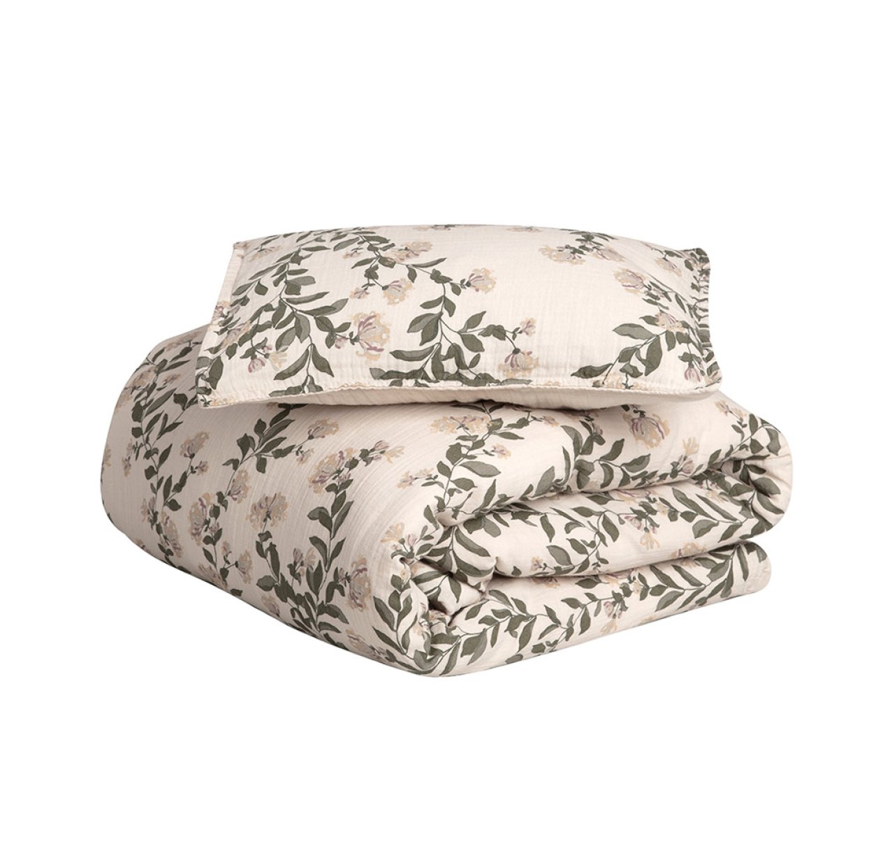 Parure de lit mousseline Chèvrefeuille