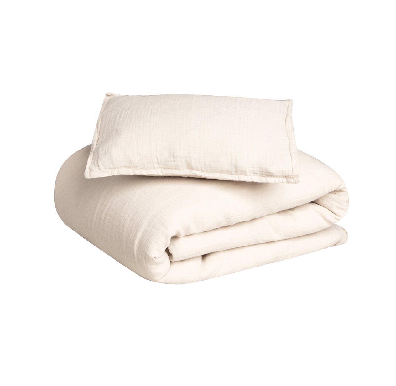 Parure de lit mousseline Eggshell