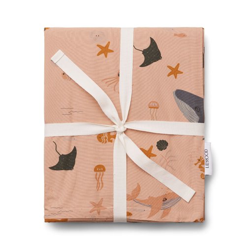 Parure de lit Animaux Marins - Rose