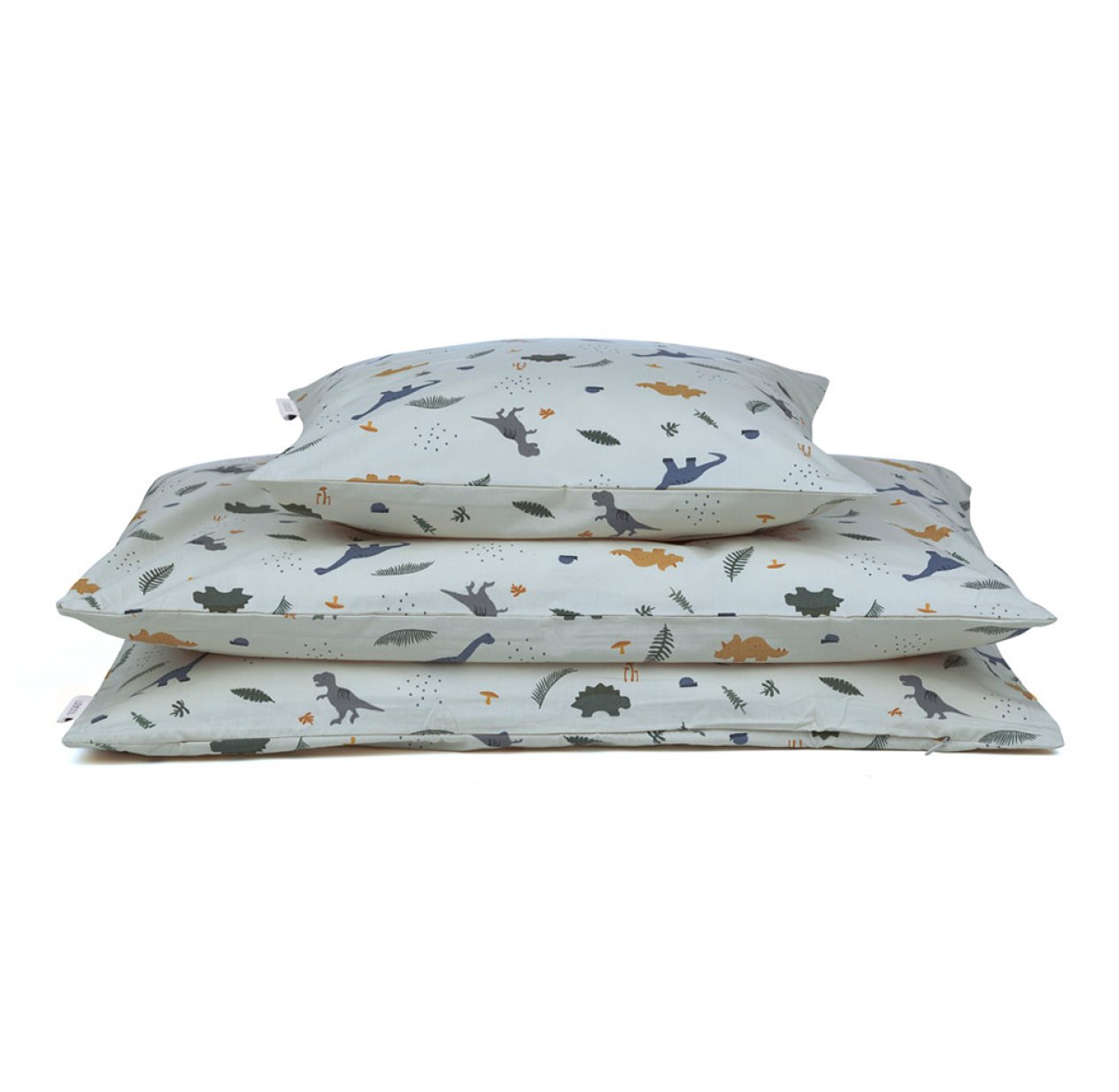 Parure de lit Dinosaure - Bleu clair