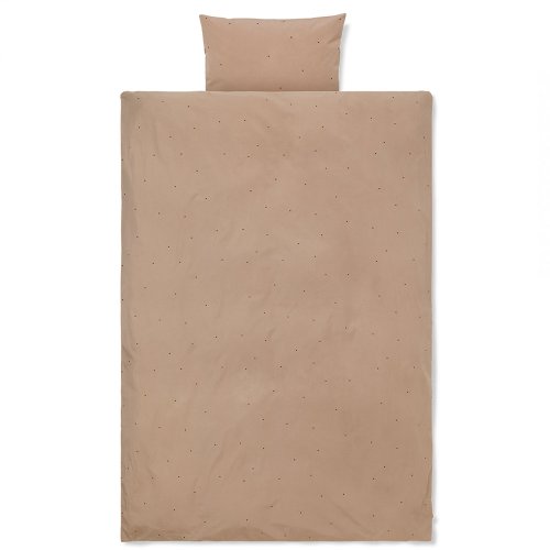 Parure de lit Pois - Nude