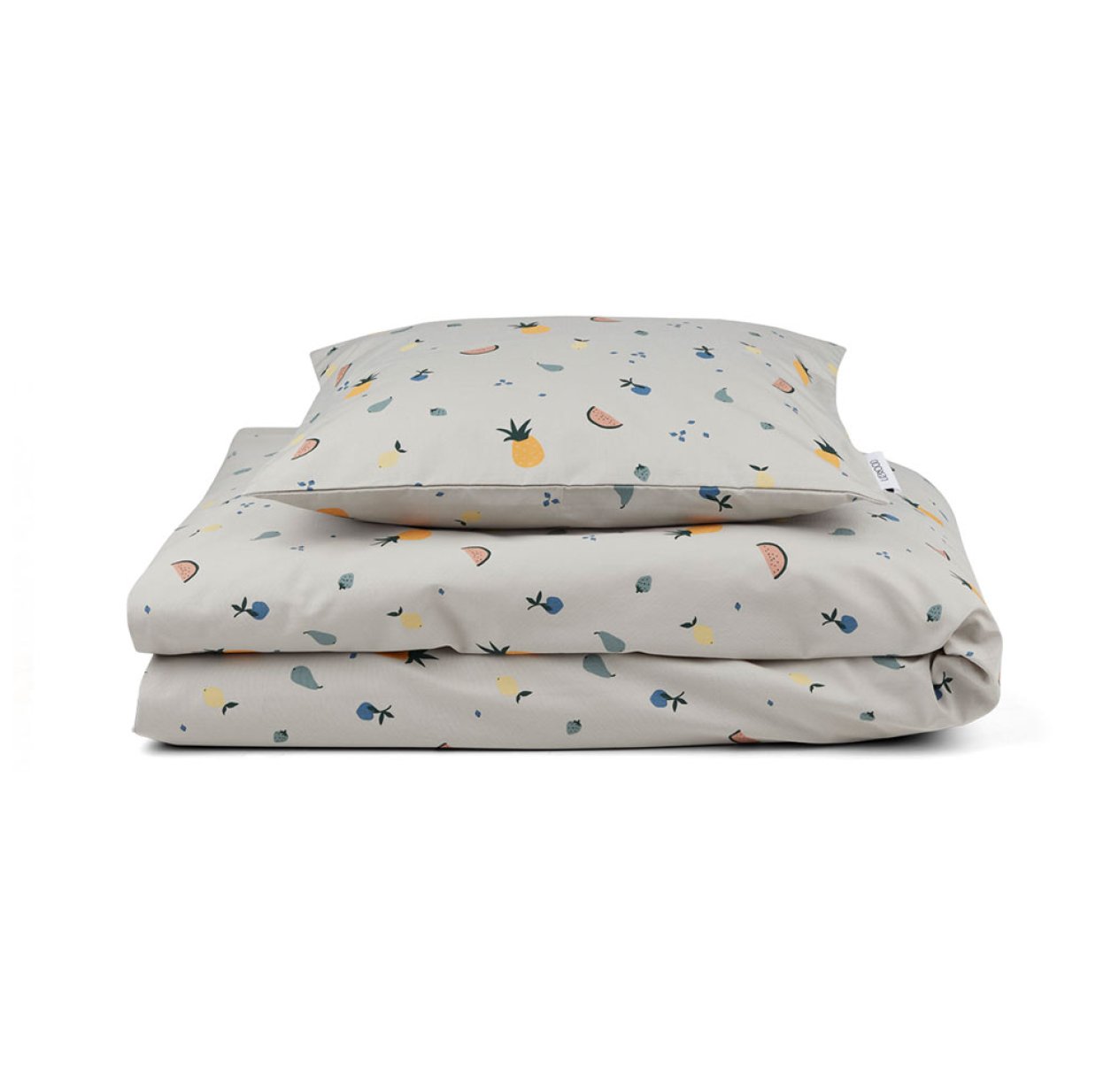 Parure de lit Fruit - Bleu clair