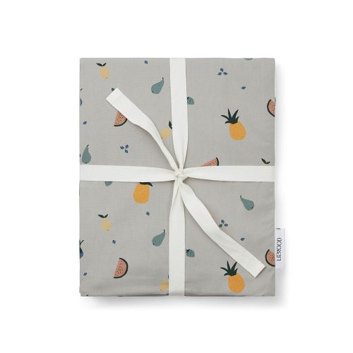 Parure de lit Fruit - Bleu clair