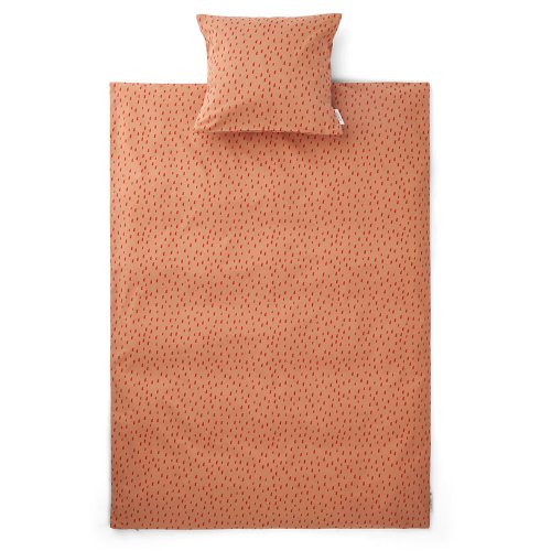 Parure de lit Graphic Stroke - Rose Tuscany