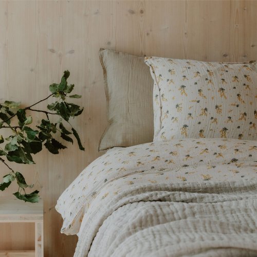 Parure de lit mousseline Mimosa