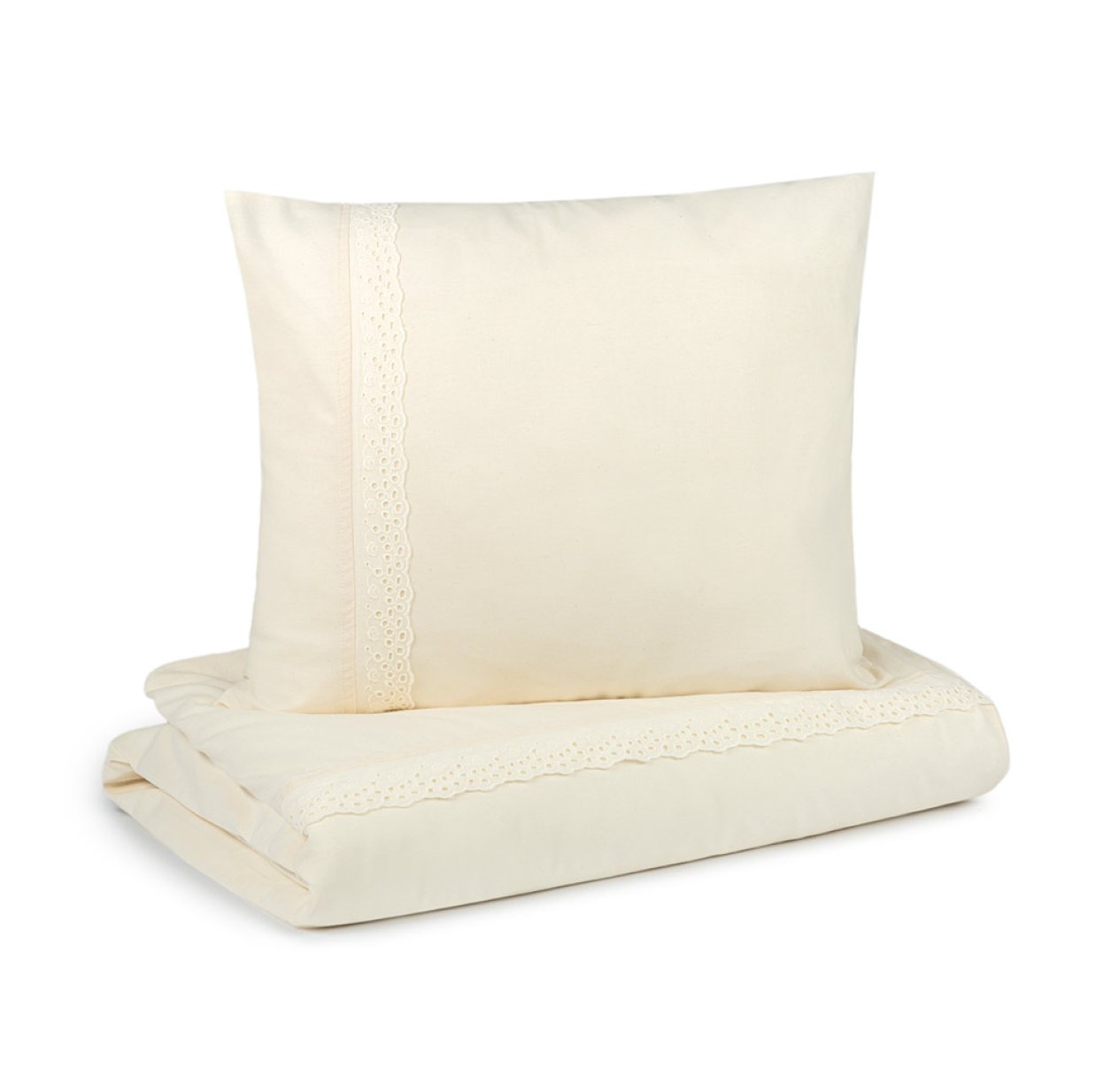 Parure de lit Dentelle Vera - Naturel