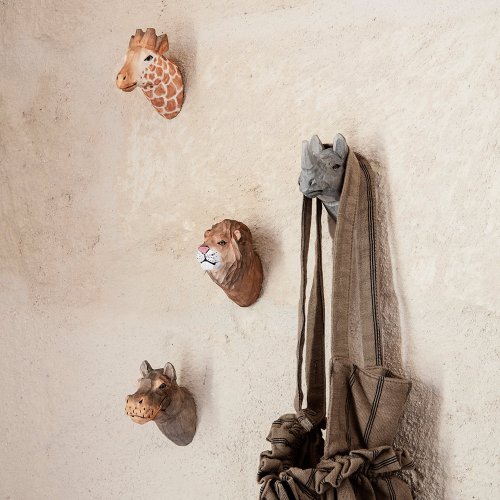 Patère Girafe en bois