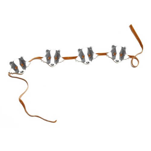 Couronne enfant Blaireau - Noir/Blanc