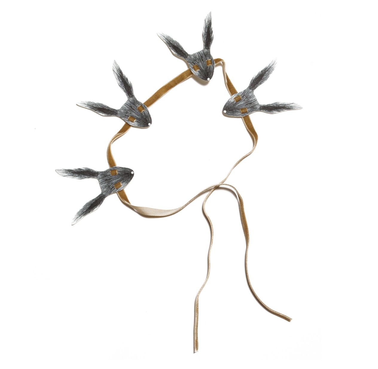 Couronne enfant Lièvre - Noir