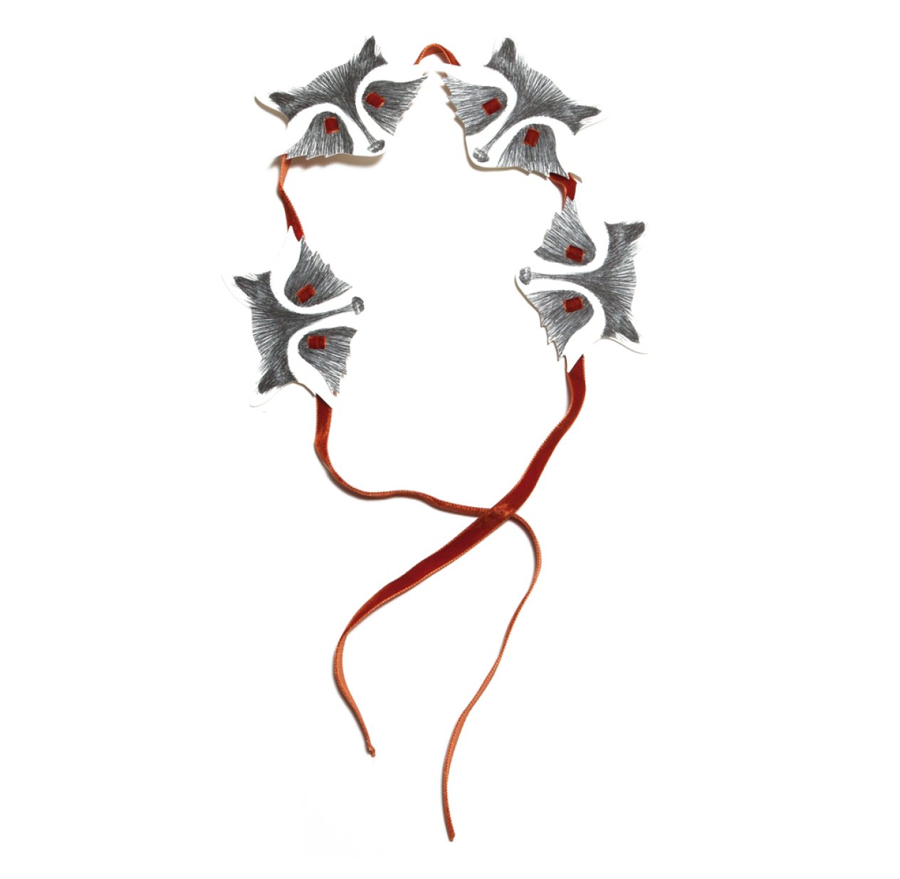 Couronne enfant Raton laveur - Noir/Blanc