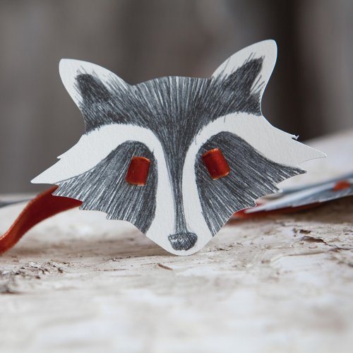 Couronne enfant Raton laveur - Noir/Blanc