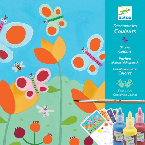 Peinture - Découvrir les couleurs piou piou