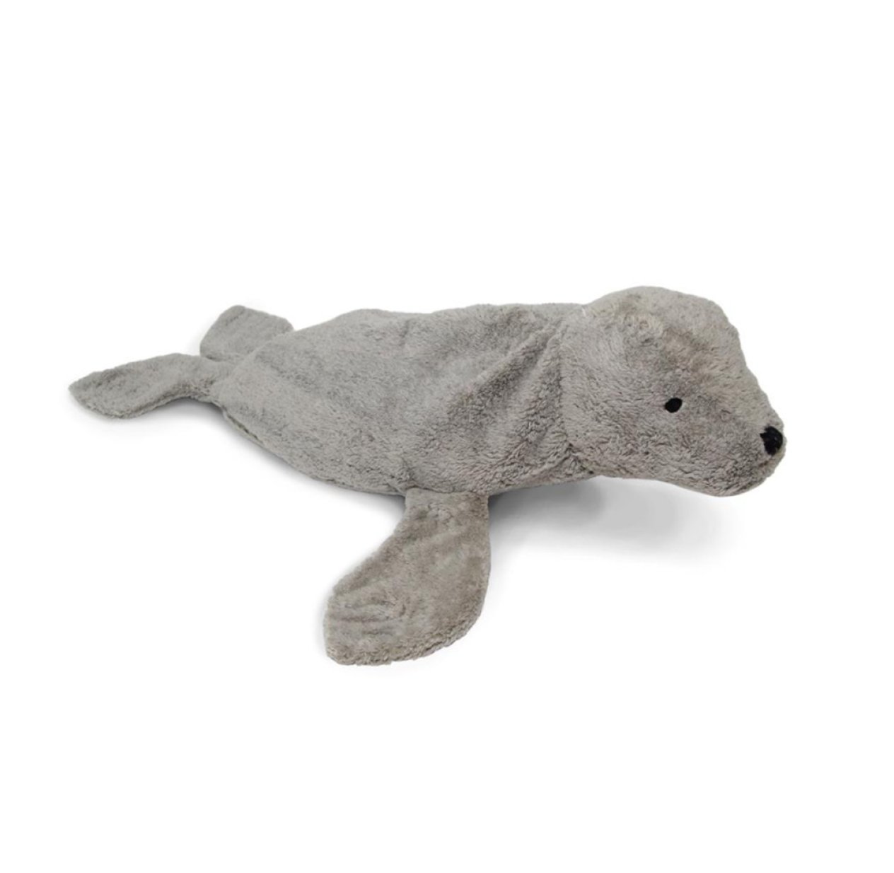 Grande Peluche Bouillotte Phoque - Gris