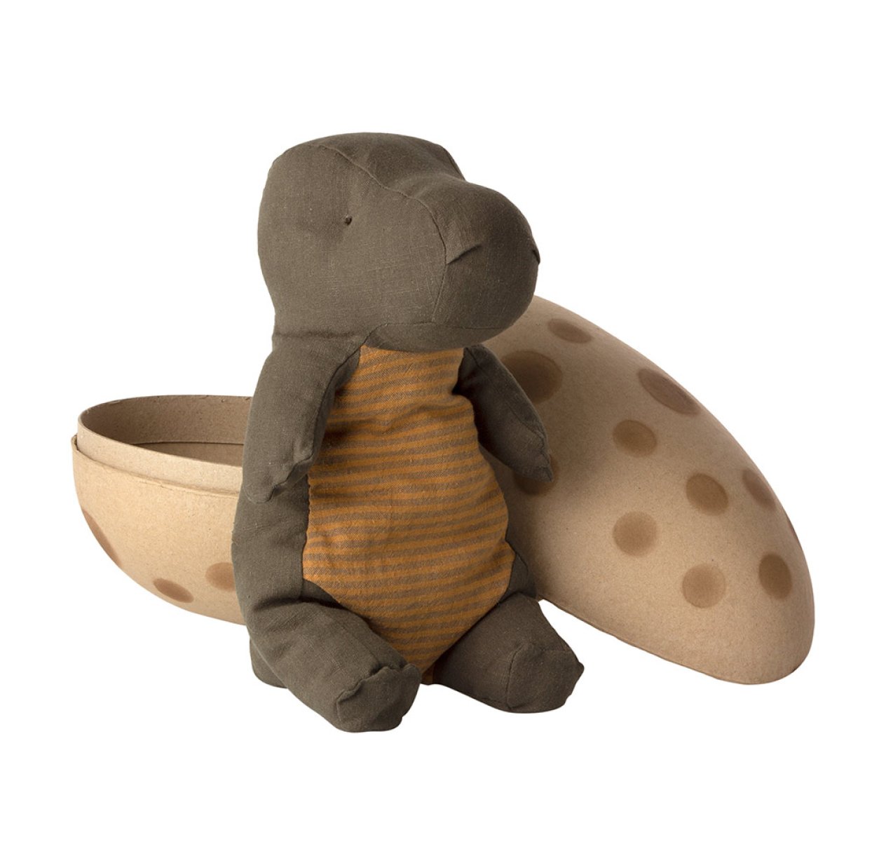 Dinosaure Gantosaurus Medium dans son oeuf - Kaki