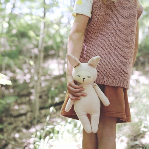 Doudou Lapin Buddy Bunny - Mauve clair