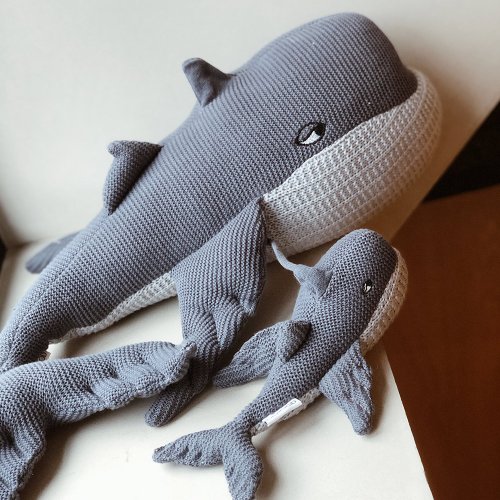 Peluche Doby la Baleine et son bébé