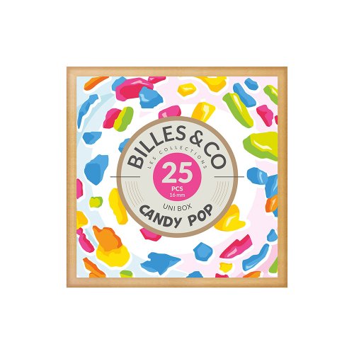 Petit Coffret de 25 Billes - Candy Pop