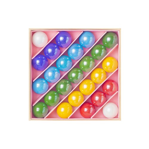 Petit Coffret de 25 Billes - Rainbow Paradise
