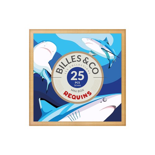 Petit Coffret de 25 Billes - Requins