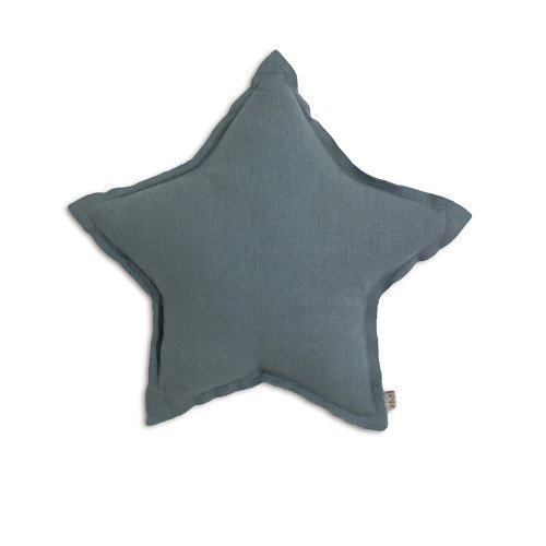Petit coussin Etoile - Bleu gris