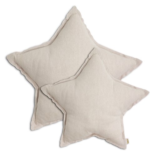 Petit coussin Etoile - Rose poudré