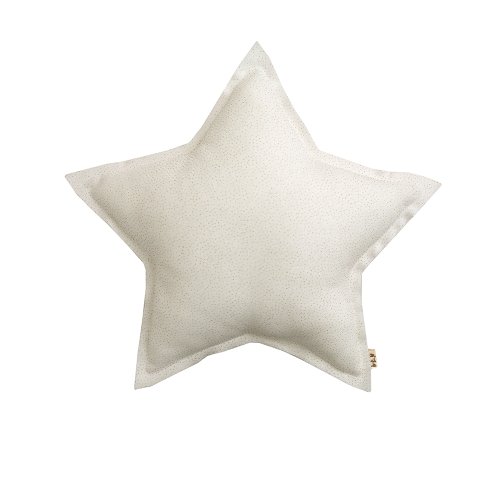 Petit coussin Etoile Tulle/Paillettes - Blanc