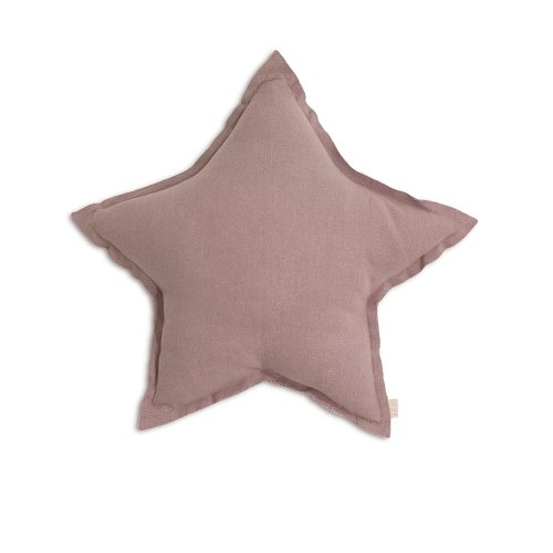 Petit coussin Etoile - Vieux Rose