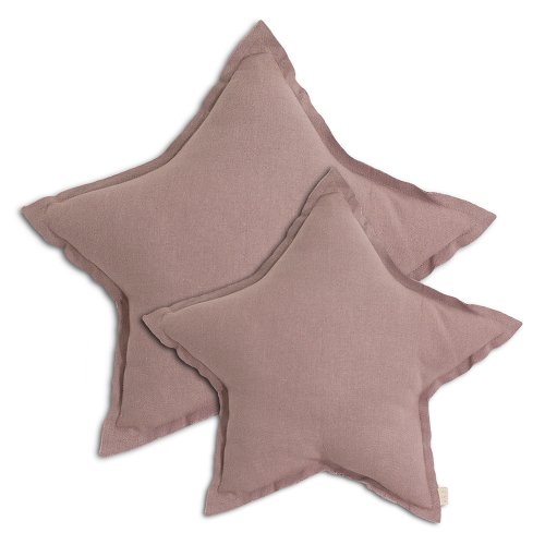 Petit coussin Etoile - Vieux Rose
