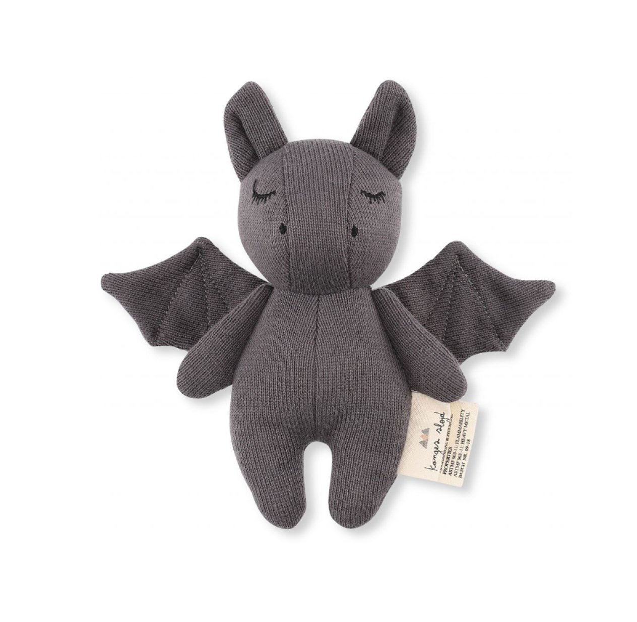 Mini doudou hochet Chauve-souris