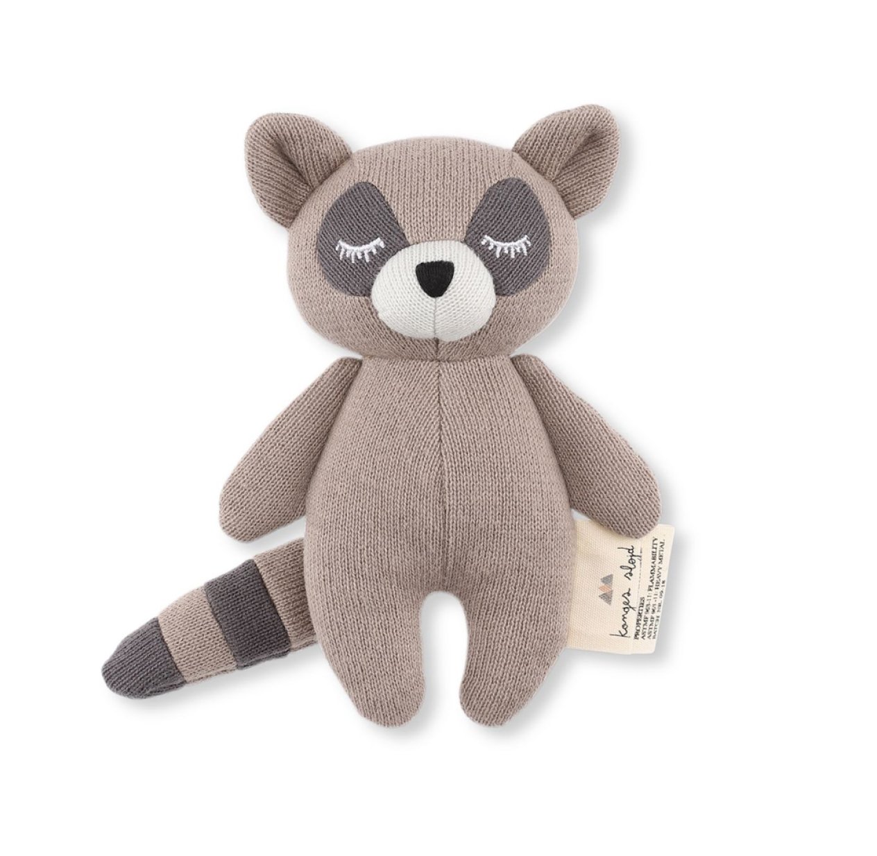 Mini doudou hochet Raton laveur