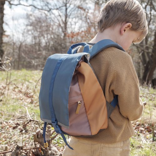 Petit Sac à dos Cartable - Olive Mix