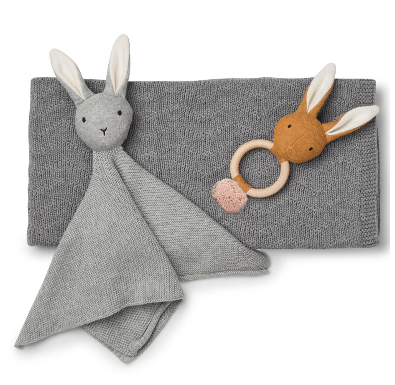 Coffret cadeau de naissance Petra - Gris chiné
