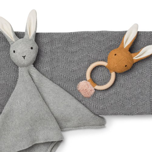 Coffret cadeau de naissance Petra - Gris chiné